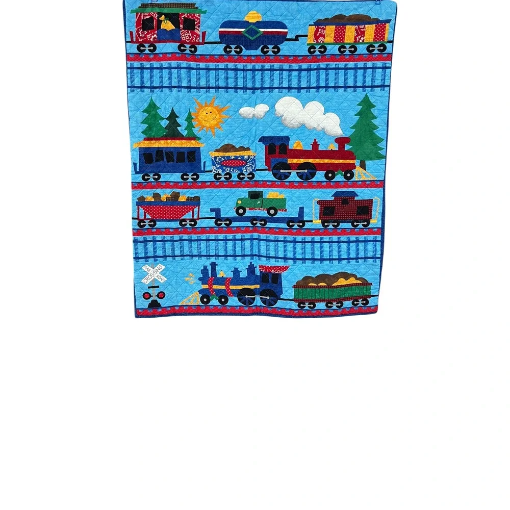 Handmade colorful train